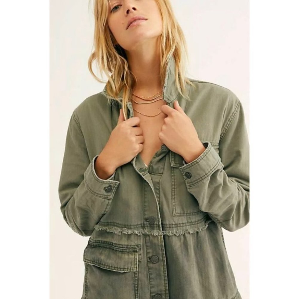 Free People Forever Free Tiered Longline Jacket - Picture 3 of 9